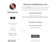 Tablet Screenshot of billbolmeier.com